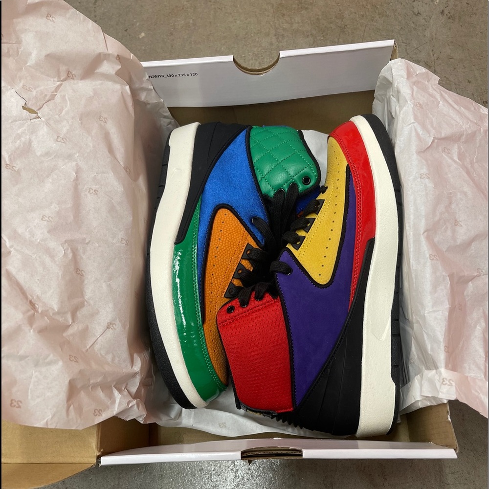 Air Jordan 2 Retro University Red/Black/Purple